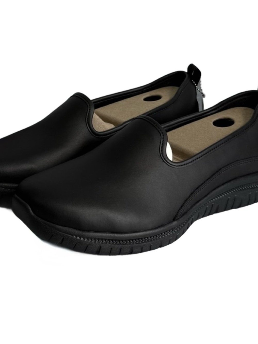 Skechers Black Slip-Resistant Memory Foam Slip On Work Shoes Women’s Size 11